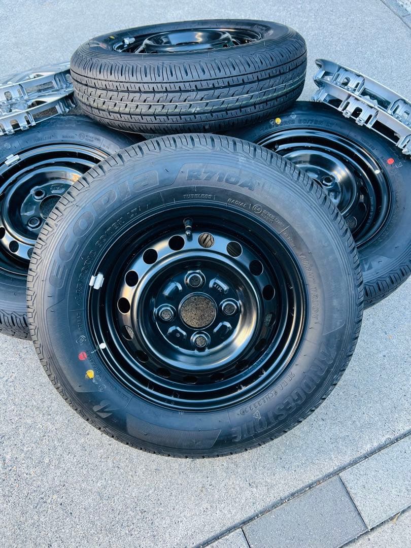 ★納車外し★軽バン　軽トラ　タイヤ　ホイールセット　145/80R12 LT★