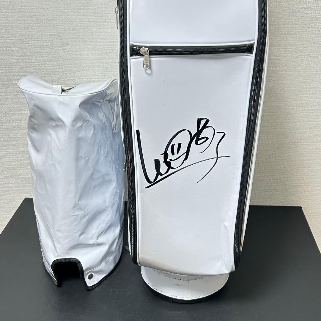 渋野日向子 直筆サイン入り キャディバッグ 9.5型 700 CLUB