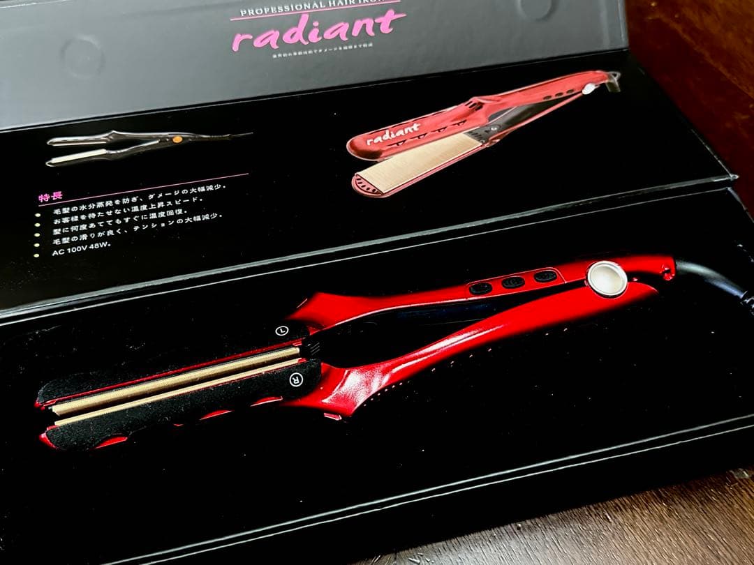 ラディアント　radiant ストレートヘアアイロン　28mm