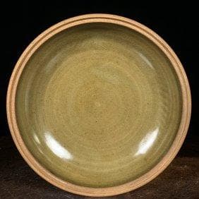 宋代耀州窯彫刻花鳥図版箱