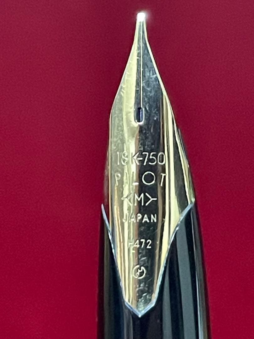 極美品　1972年製　初代 高級天然　イタヤカエデ 大型18K パイロット