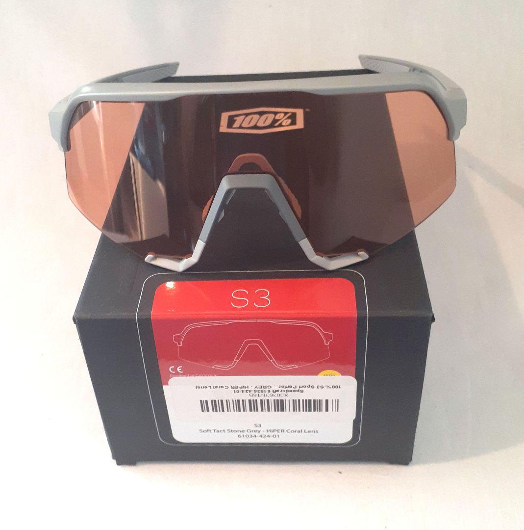 100% S3 HiPERコーラル ワンハンドレッド サングラス