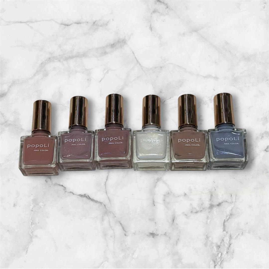 popoli ネイルカラー 6本セット