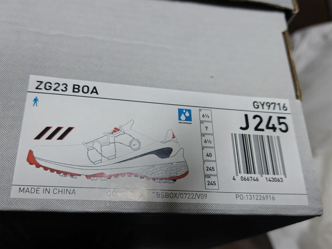 ZG23boaアディダスゴルフシューズ