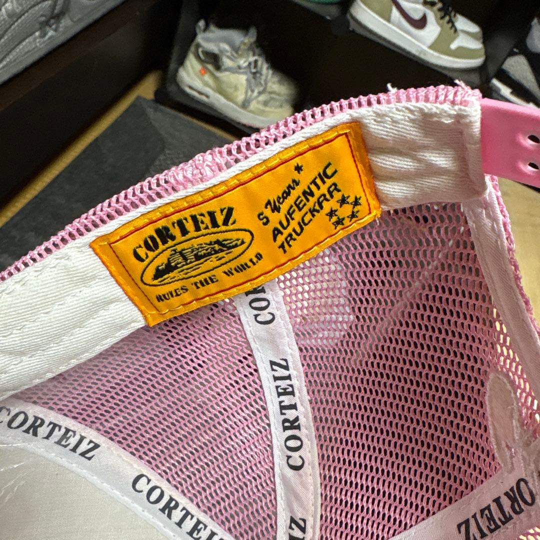 corteiz メッシュキャップ ピンク