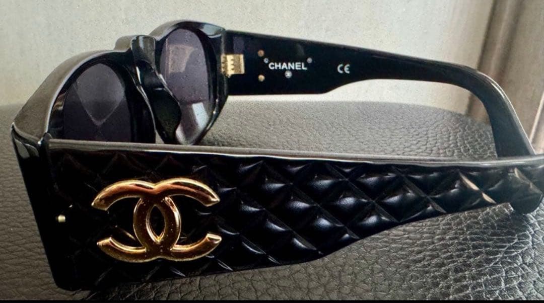 鑑定済 CHANEL サングラス マトラッセ 94305