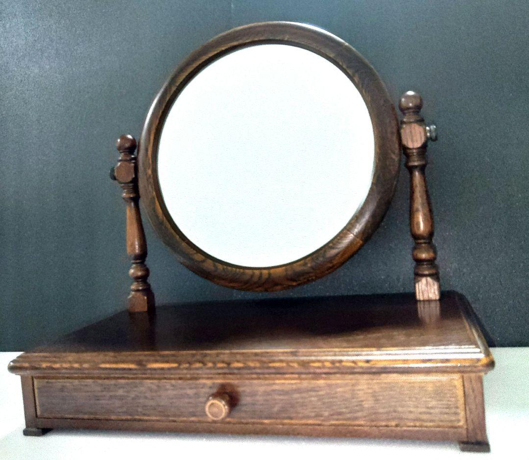 卓上ミラー　アンティーク　レトロ　鏡台