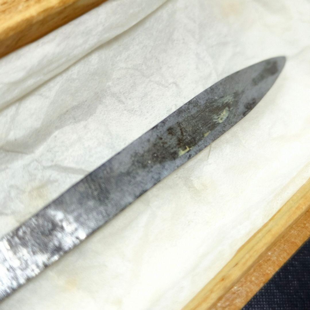 馬針 鉄地 江戸骨董 長さ10cm 本物 珍品 武具刀装具 旧家蔵出蒐集家放出