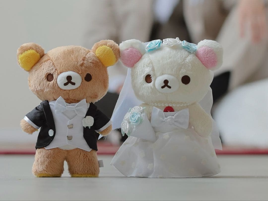 リラックマのウェディングドール(リラックマ新郎ver.)