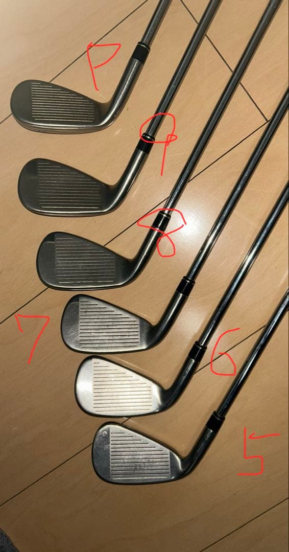 【中古】テーラーM4アイアンセット 2021USモデル　6本セット5〜P