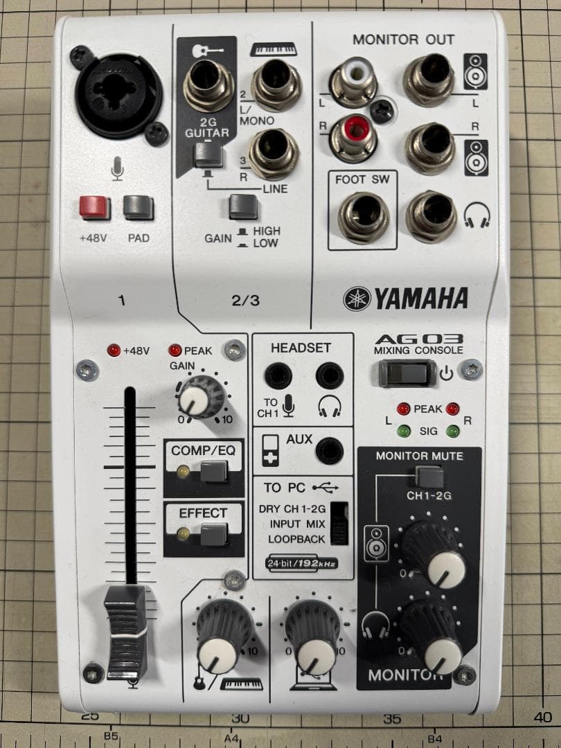 【美品・箱など全てあり】YAMAHA AG03 オーディオインターフェース