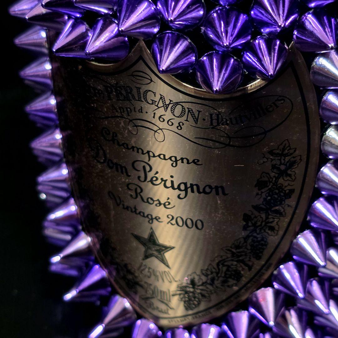 【24時間以内発送】ドン・ペリニヨン ロゼ パープル フルスタッズボトル