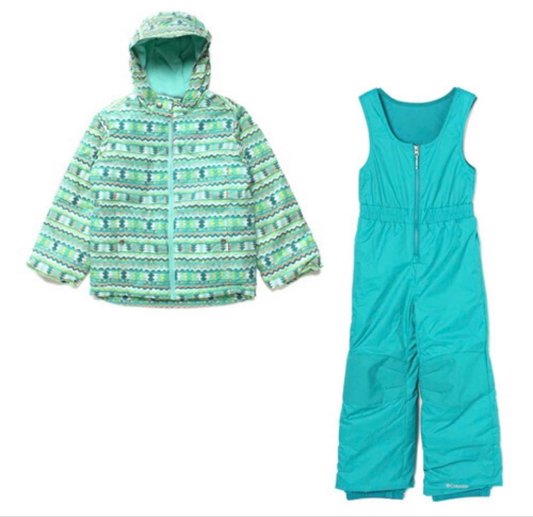 クリーニング済み　コロンビア　フロスティスロープセット　6-7y(xs) スキー