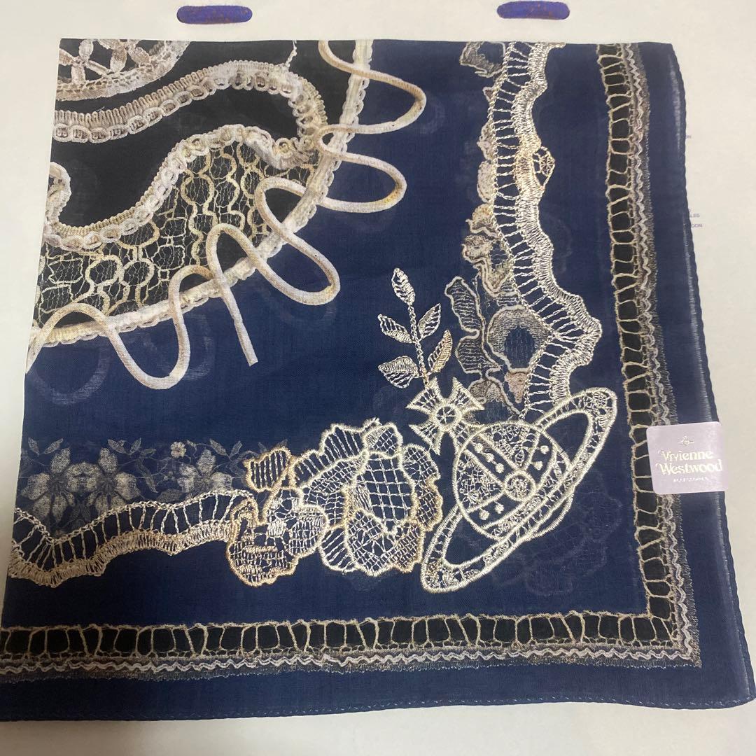 Vivienne Westwood 大判刺繍ハンカチ新品2枚