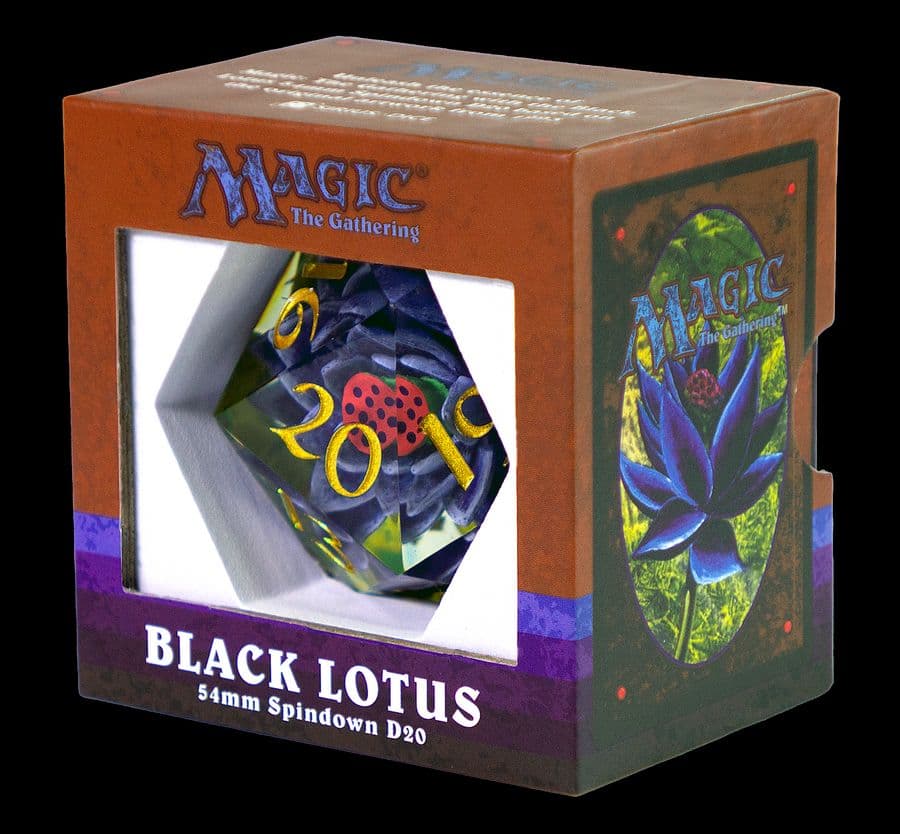 【２個セット】MTG Black Lotus Spindown 54mmDice