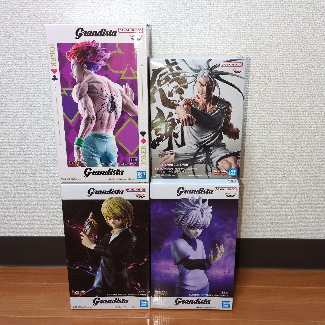 ハンターハンター 人気キャラクターフィギュア4点セット