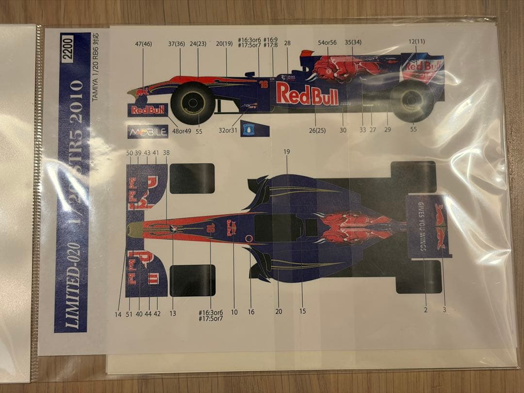 1/20 トロロッソ STR5 デカール