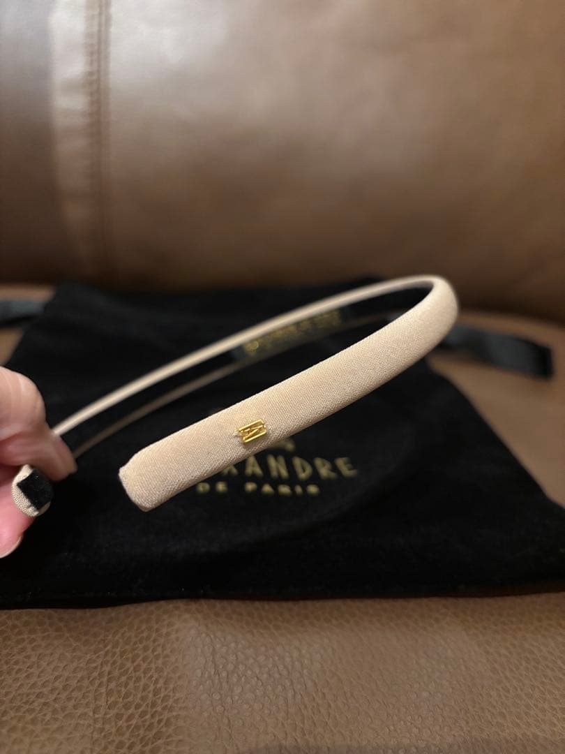 【美品】ALEXANDRE DE PARIS/カチューシャ/1cm