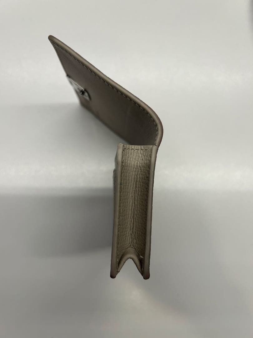 LOEWE ベージュ レザー 名刺入れ