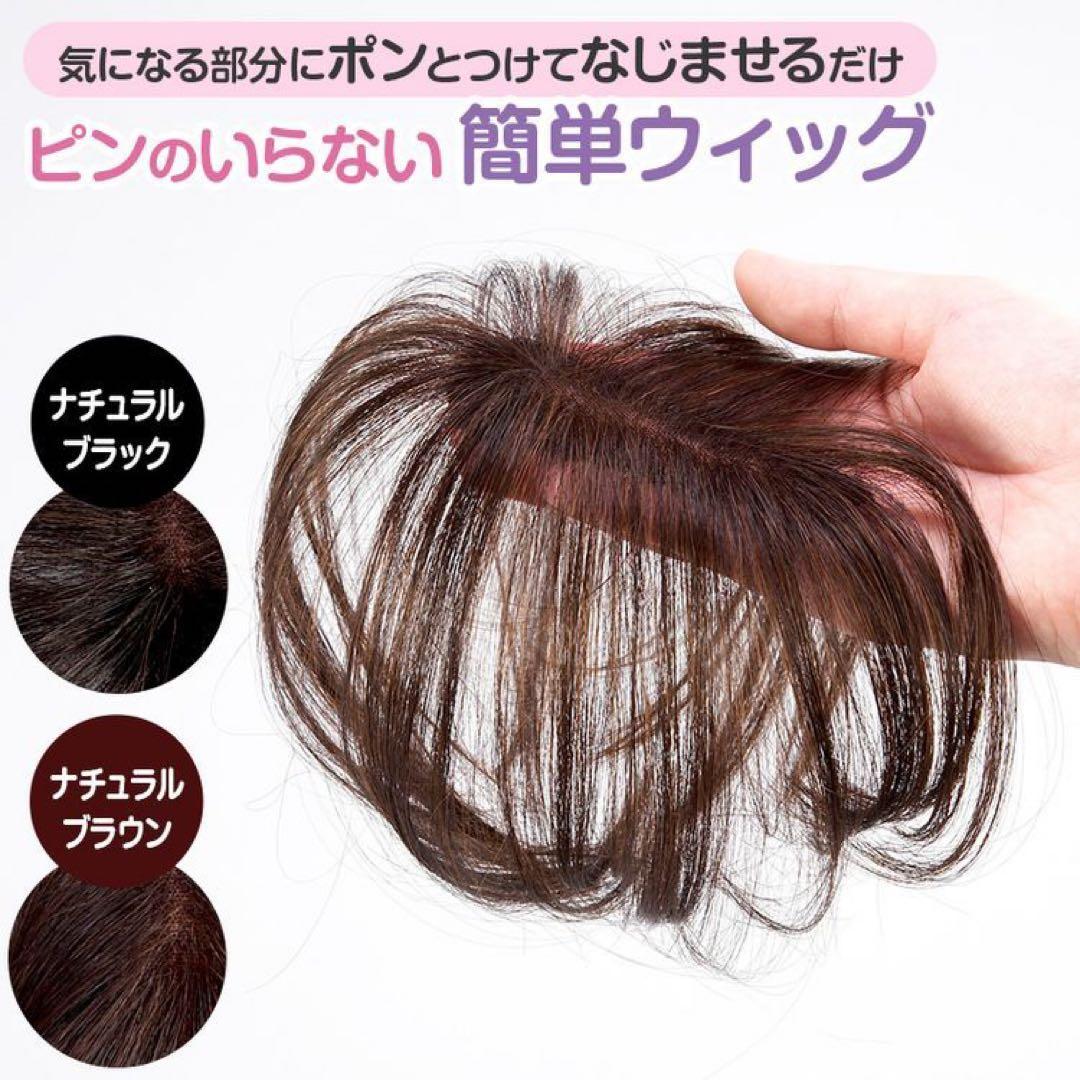 ポシュレ NAO-ART 簡単ウィッグ ナチュラルブラック