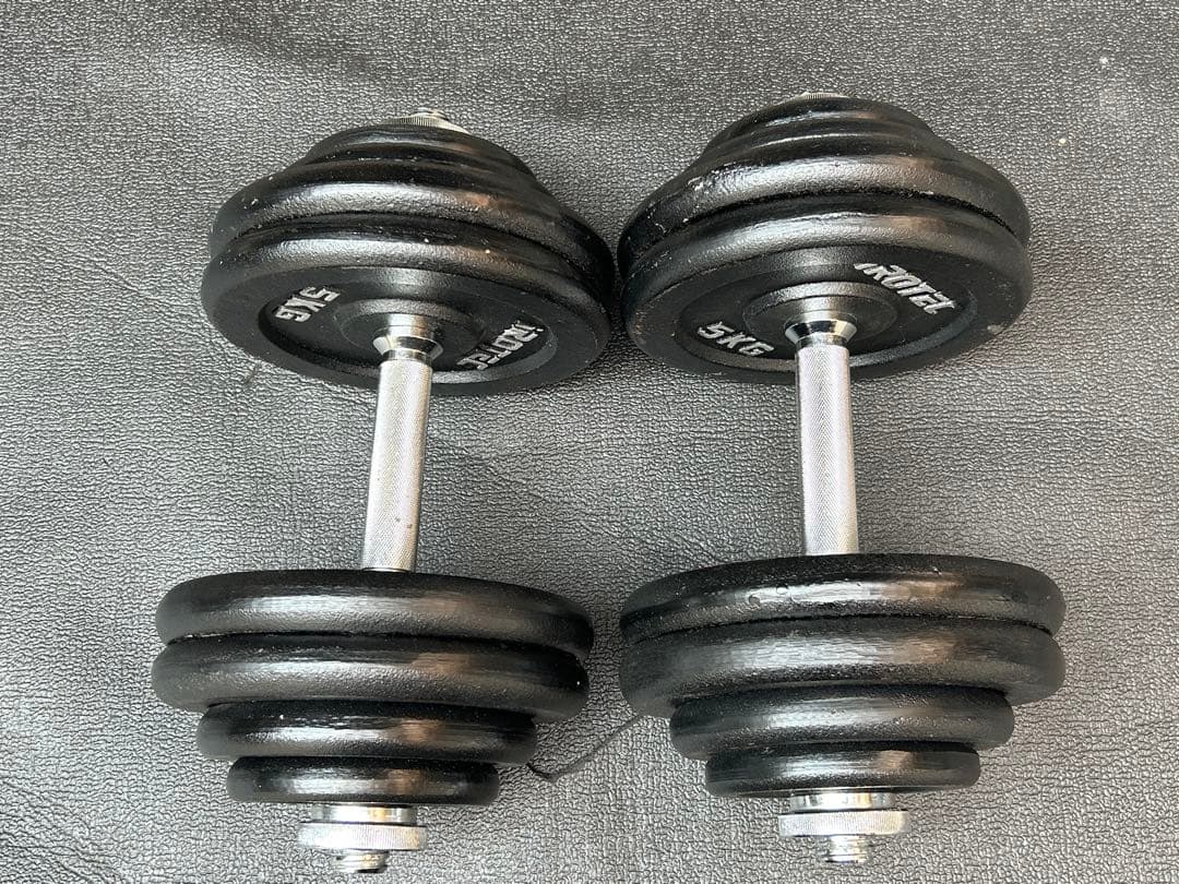 ダンベル　60キロセット　アイロテック