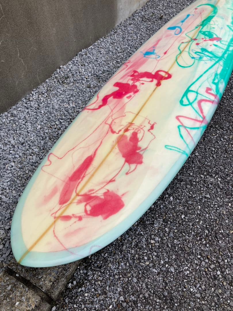 ファンボード サーフボード　ミッドレングス　ウエットスーツ　フィン　サーフィン