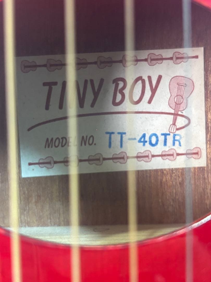 【美品】TINY BOY TT-40TR トラベルギター 純正ケース付