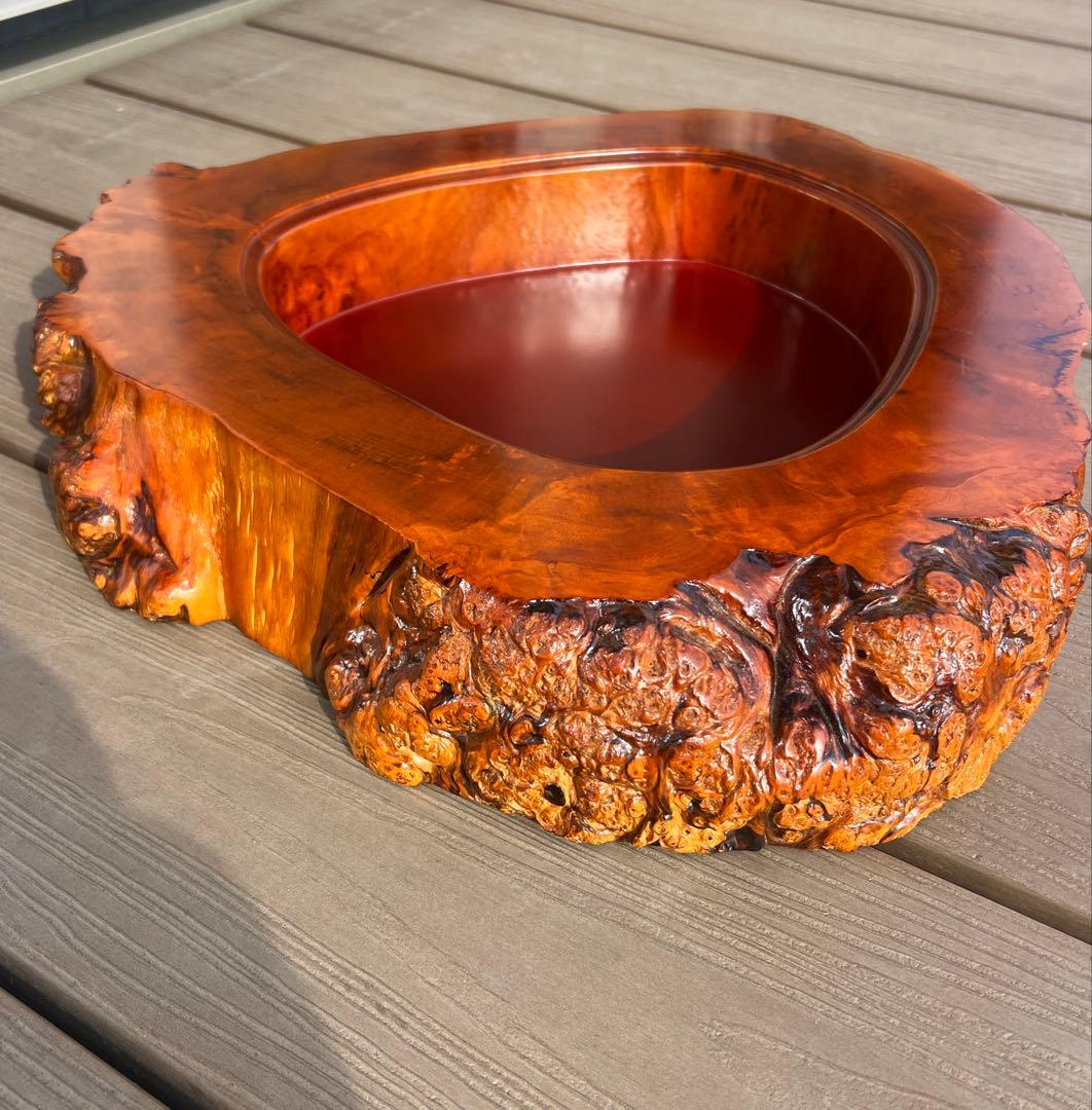 nenrin by takato 天然栃 凹型花台　1970’s