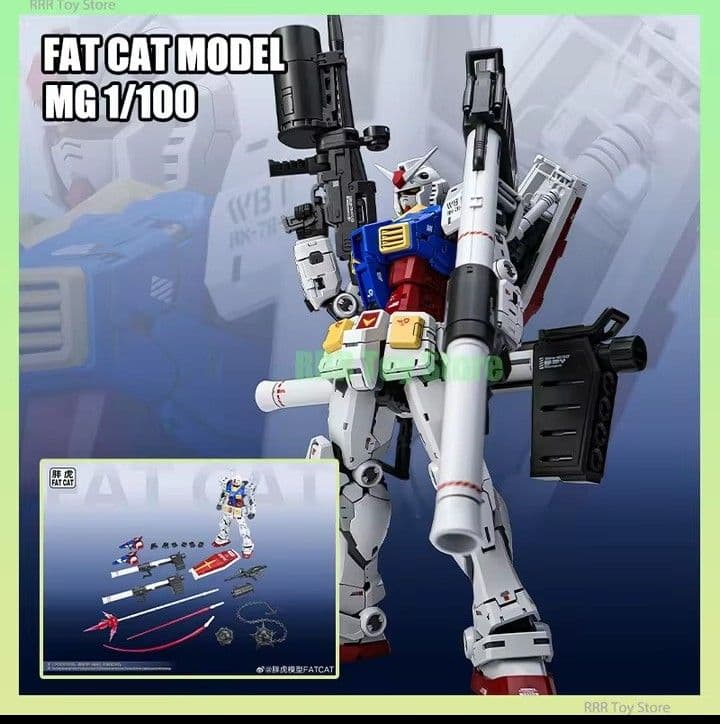 新品　RG拡大版 1/100 RX-78 FAT CAT　海外製