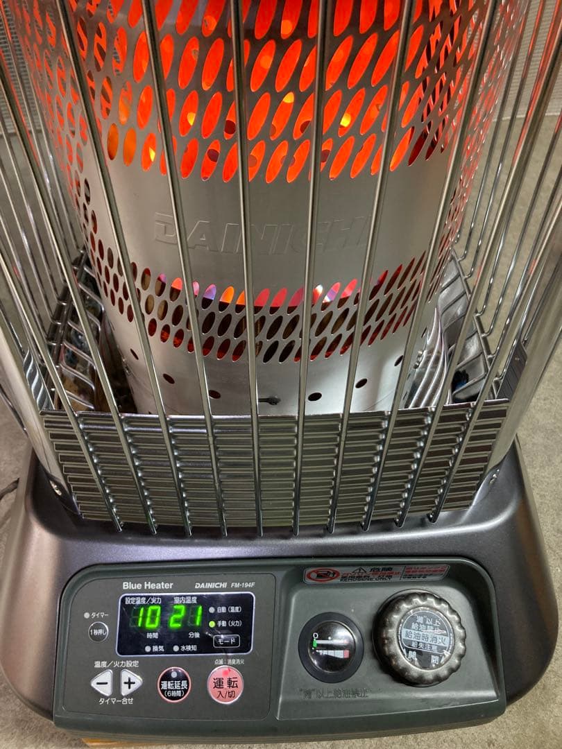送料無料❕　大型 業務用ストーブダイニチブルーヒーターFM-194F ⑥