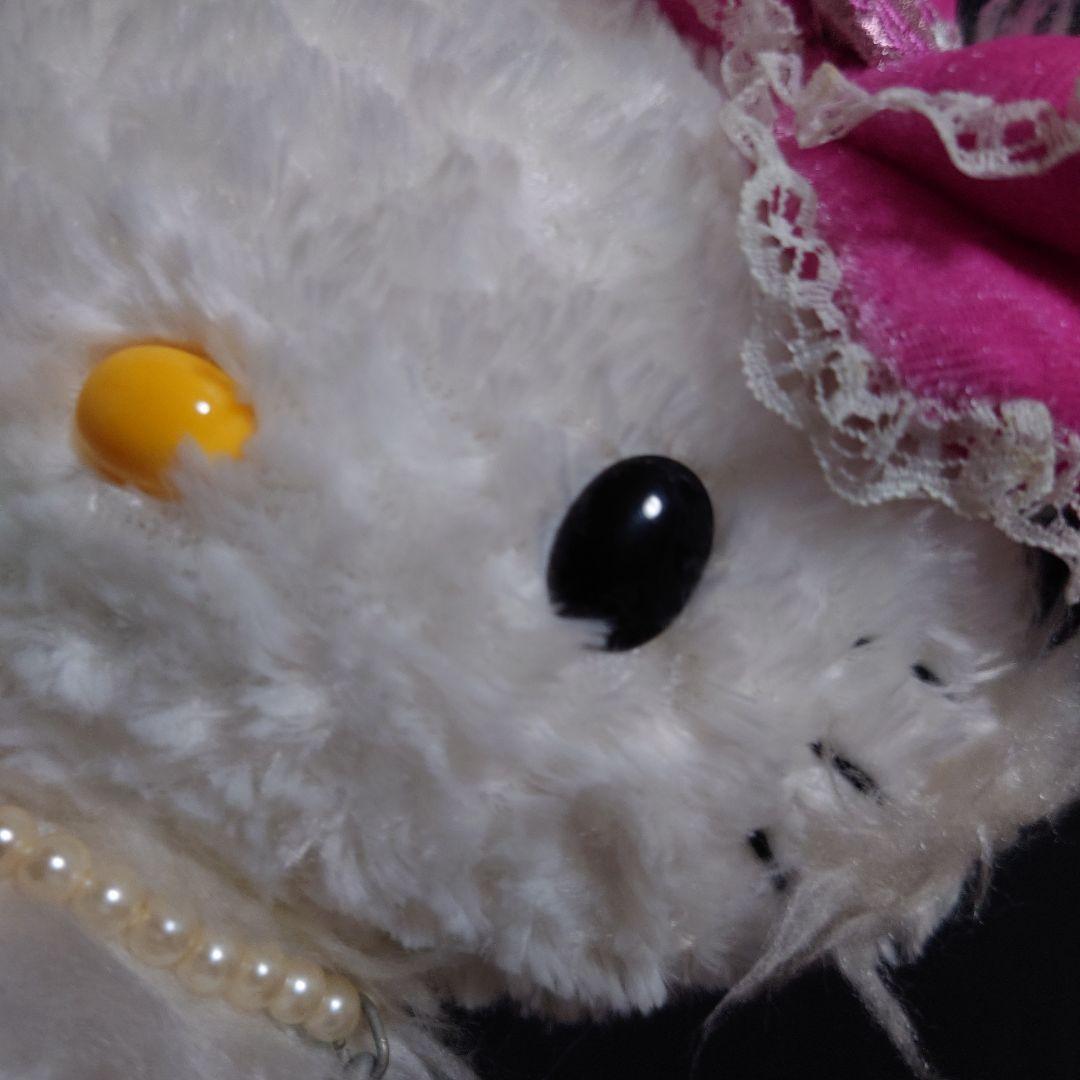 希少 初期 サンリオ チャーミーキティ ぬいぐるみ ベロアリボン 刺繍 ふわふわ