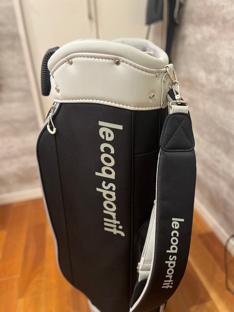 【2in1】黒/ le coq sportif ゴルフ キャディバッグ