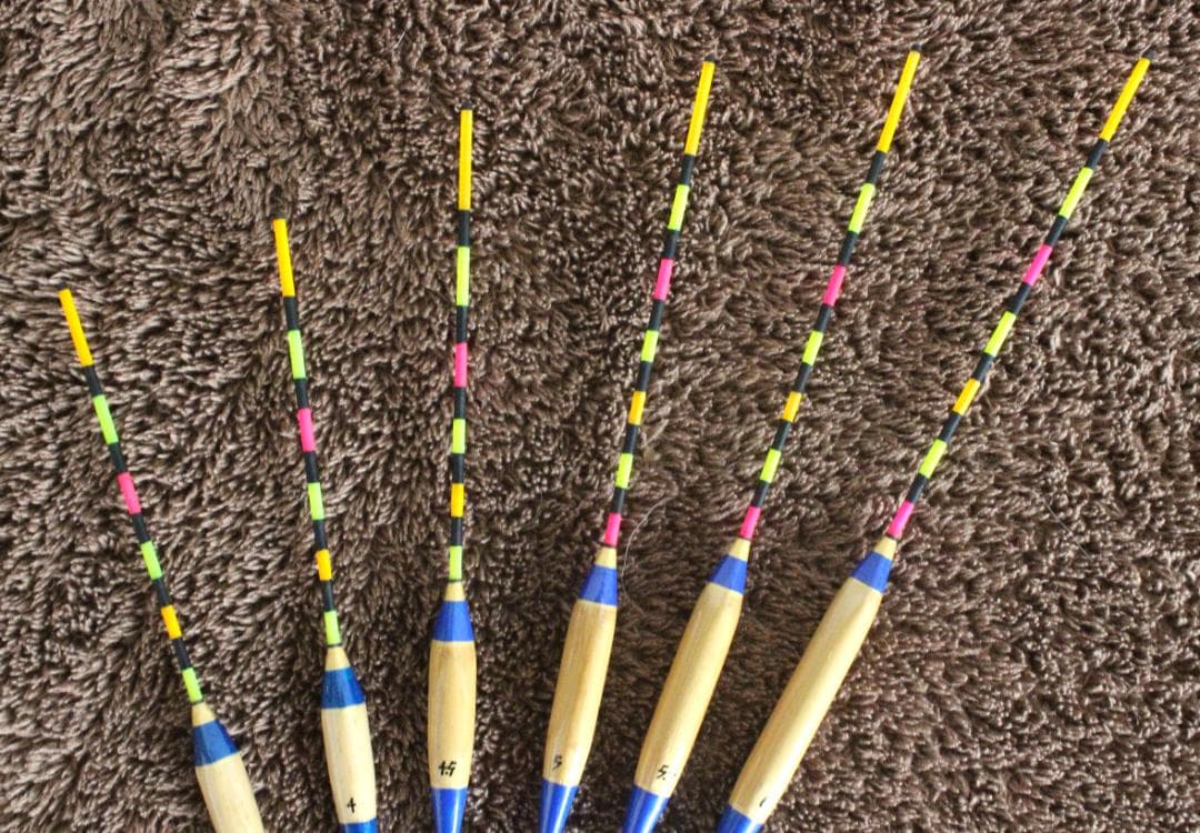 ヘラ浮子 パイプトップ ６本セット 新品未使用