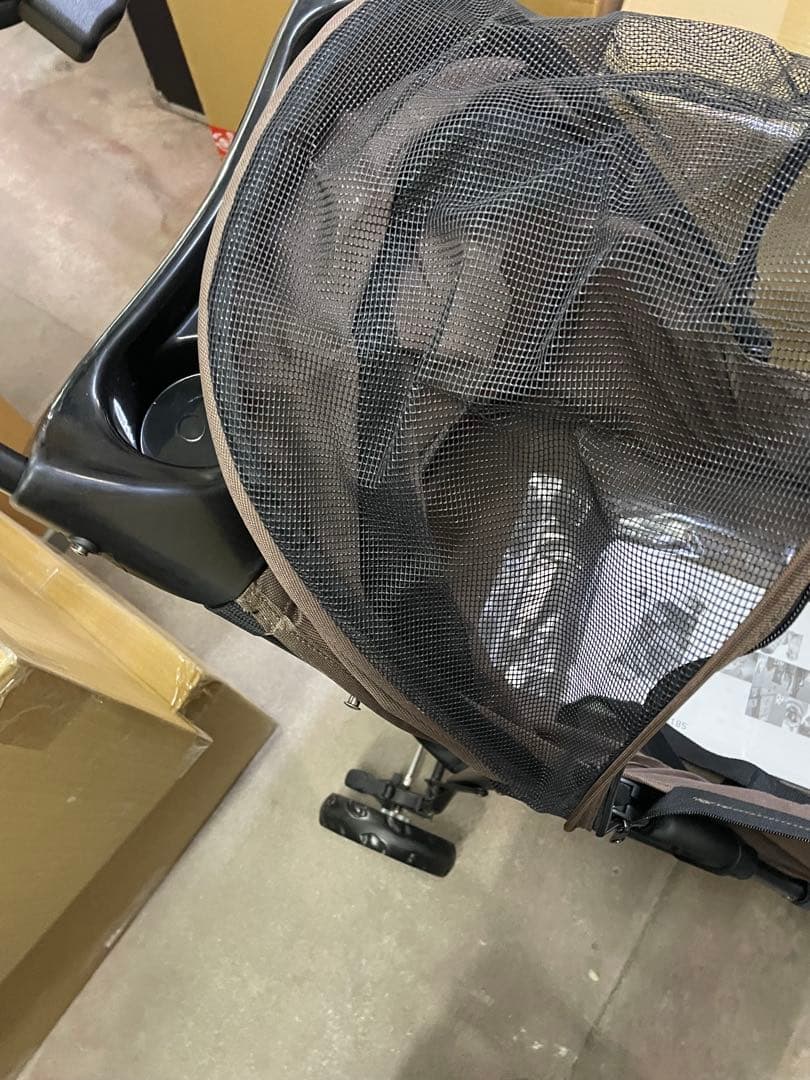 ペットカート　タンスのゲン　ブラウン