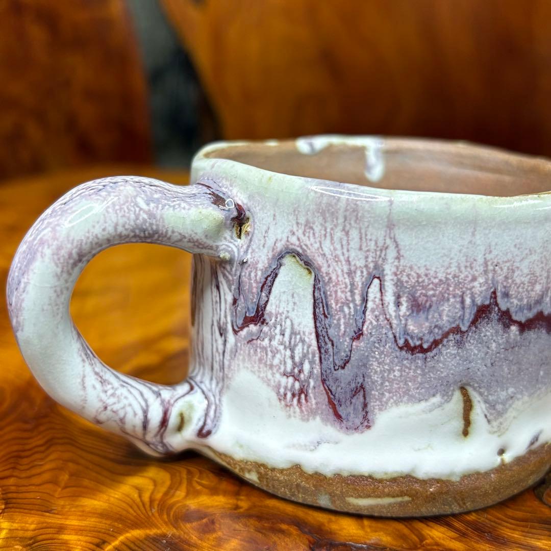 詳細不明 マグカップ2点　在銘 小林 小岱焼？　小代焼　作家物？