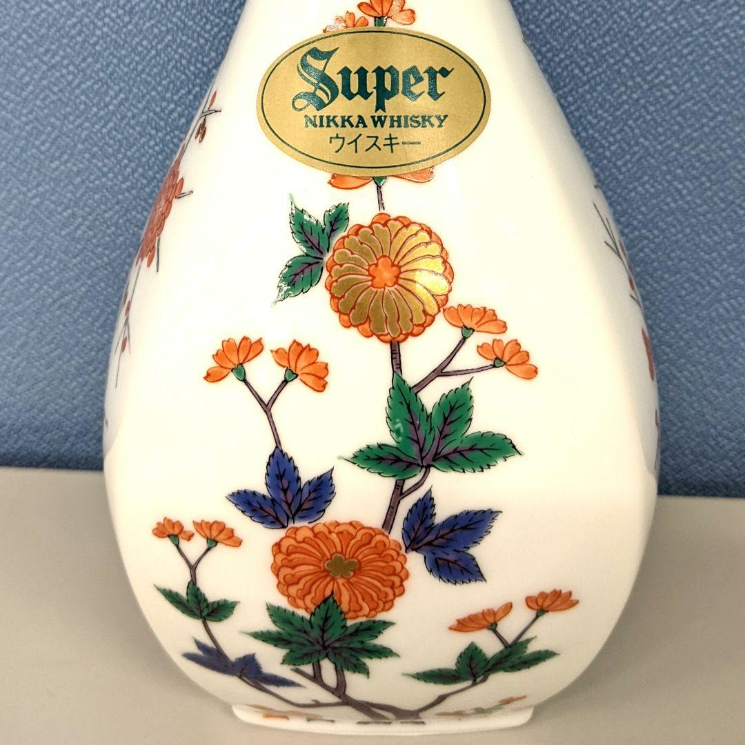 スーパーニッカ　有田焼　陶器ボトル　600ml 43%　古酒未開栓　箱なし