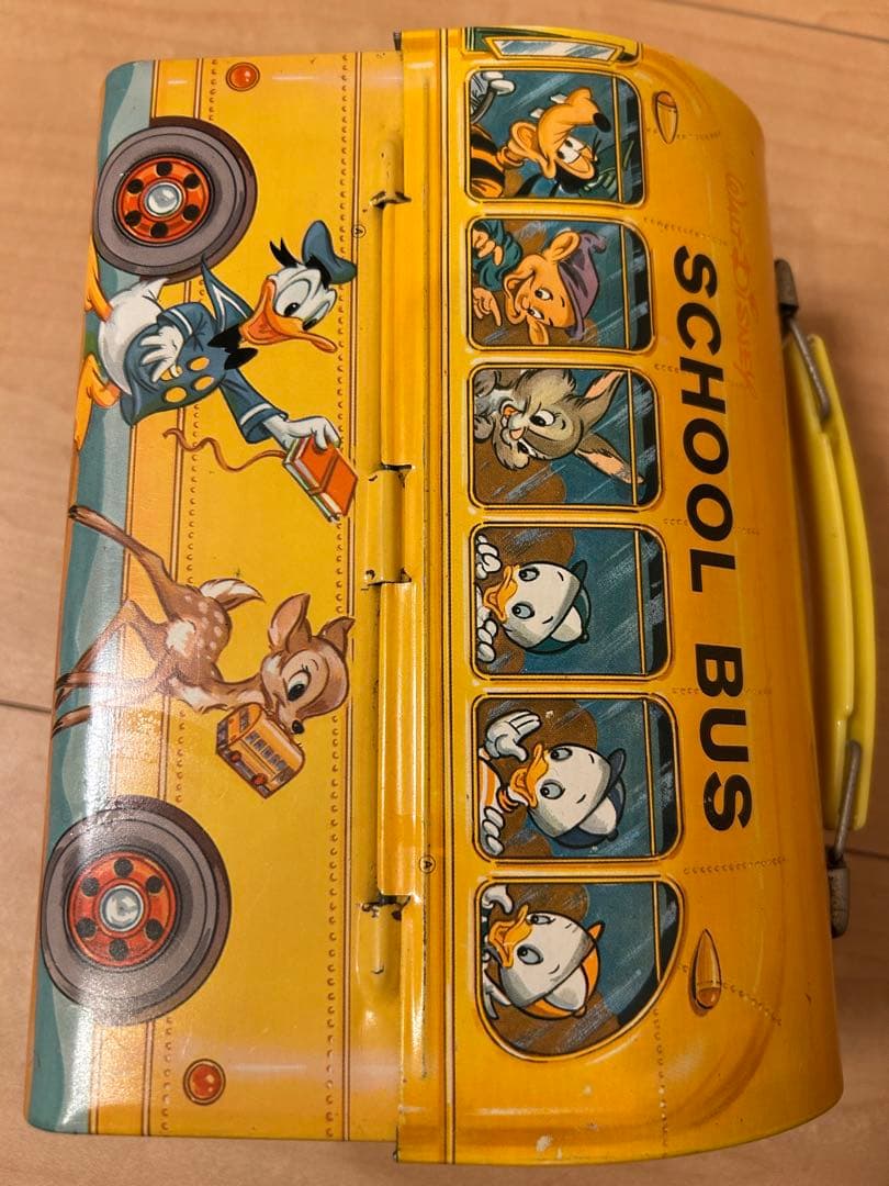 ディズニー ヴィンテージ スクールバス ランチボックス アラジン
