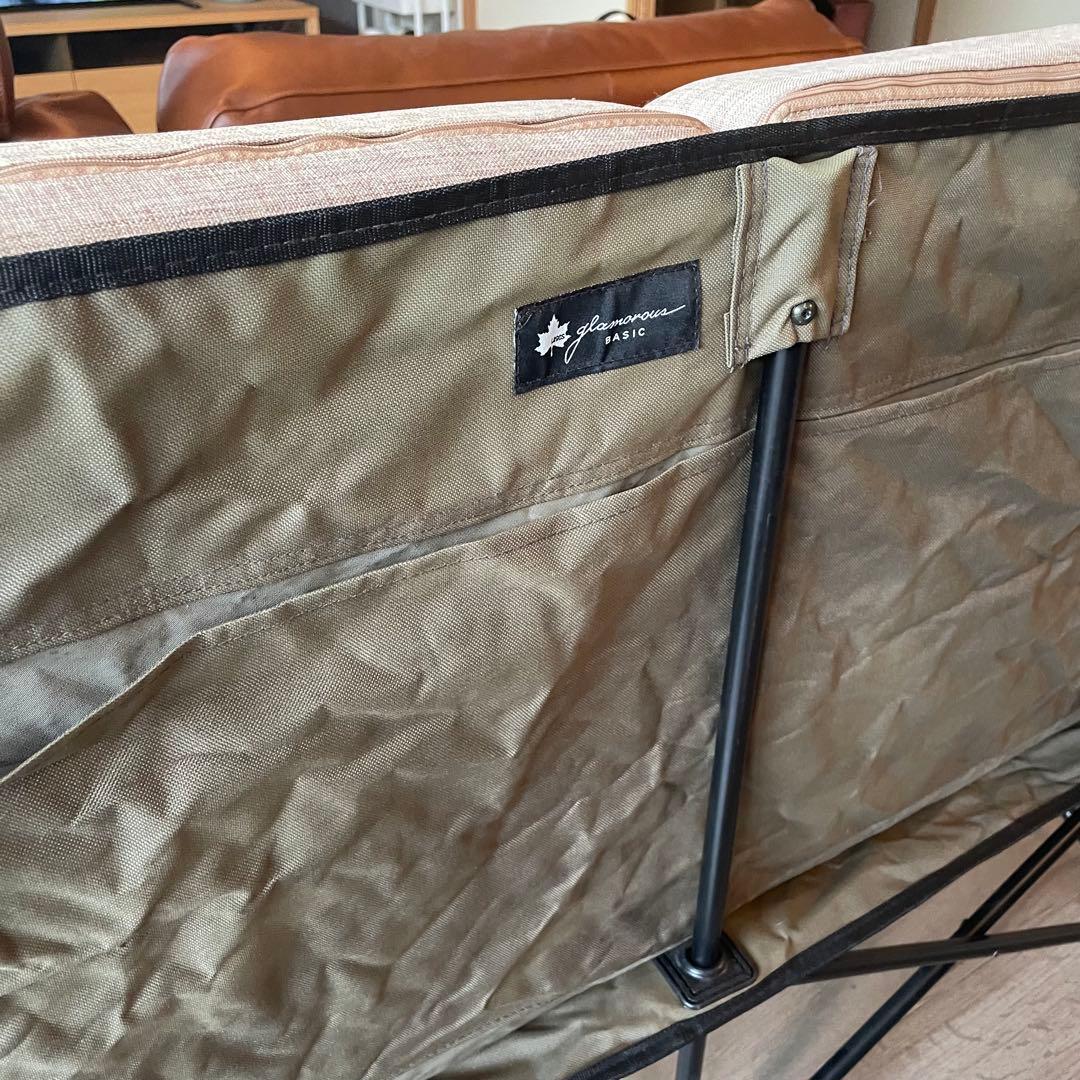 廃盤品　バルコニーで使用　LOGOS ロゴス グランベーシック グランプソファ2