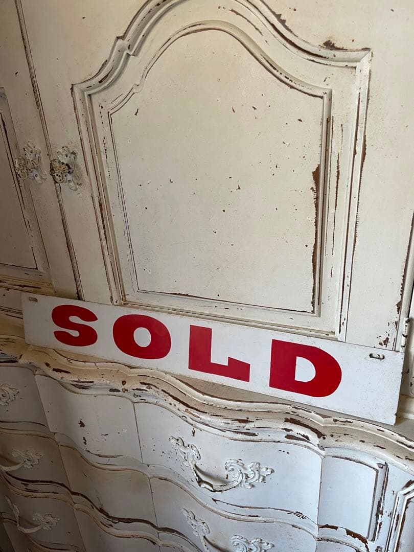 チョビホーロー　メタル　サイン　プレート　看板　SOLD アメリカ　横長