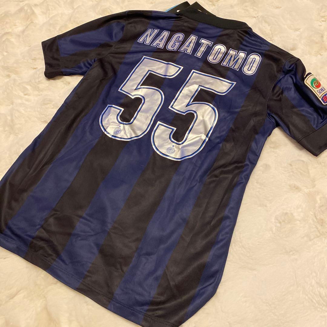 新品　未使用　タグ付き　ナイキ　長友　ミラノ レプリカユニフォーム　M