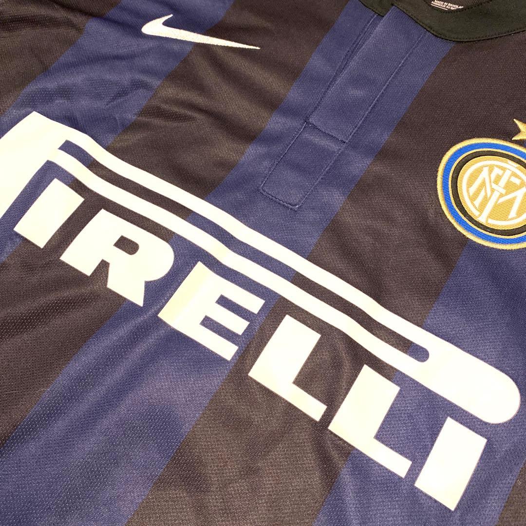 新品　未使用　タグ付き　ナイキ　長友　ミラノ レプリカユニフォーム　M