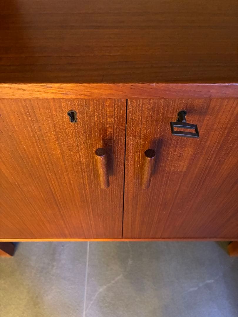 1960年代の北欧チーク材本棚、デンマーク家具