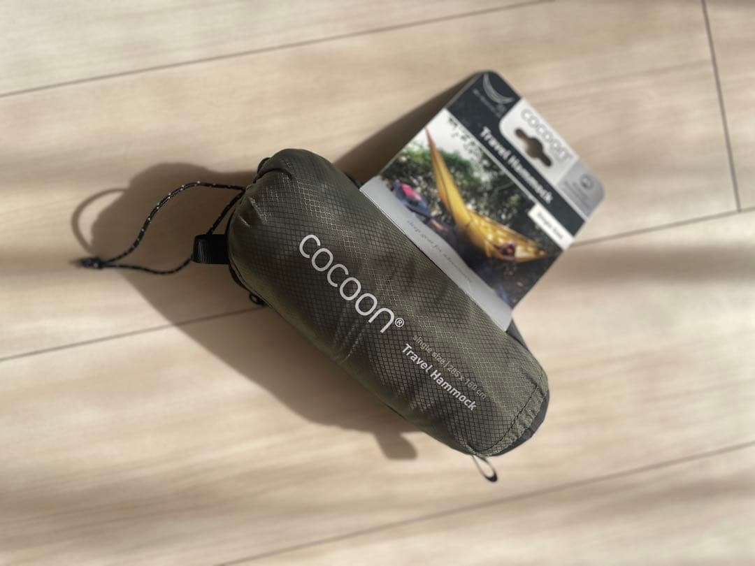 新品未使用 Cocoon トラベルハンモックセット シングル サイプレスグリーン