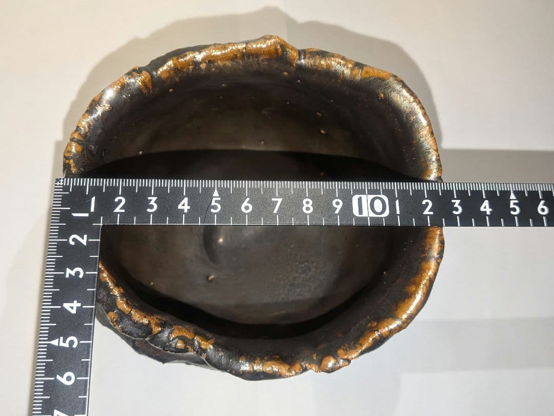 『濱崎節生』茶碗　喜多窯　茶道具　共箱　鬼子岳　唐津焼