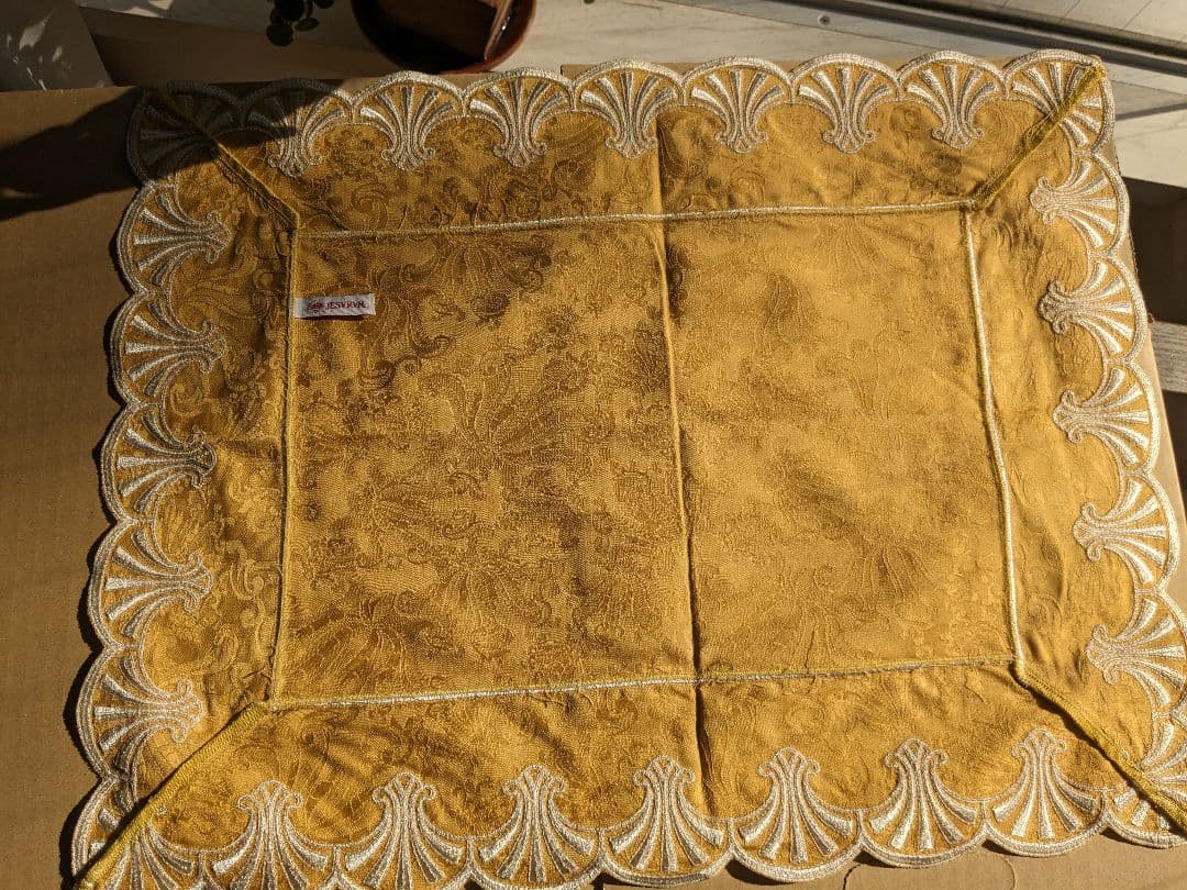 イタリア製センターマット1枚&コースター5枚セットイエズルム