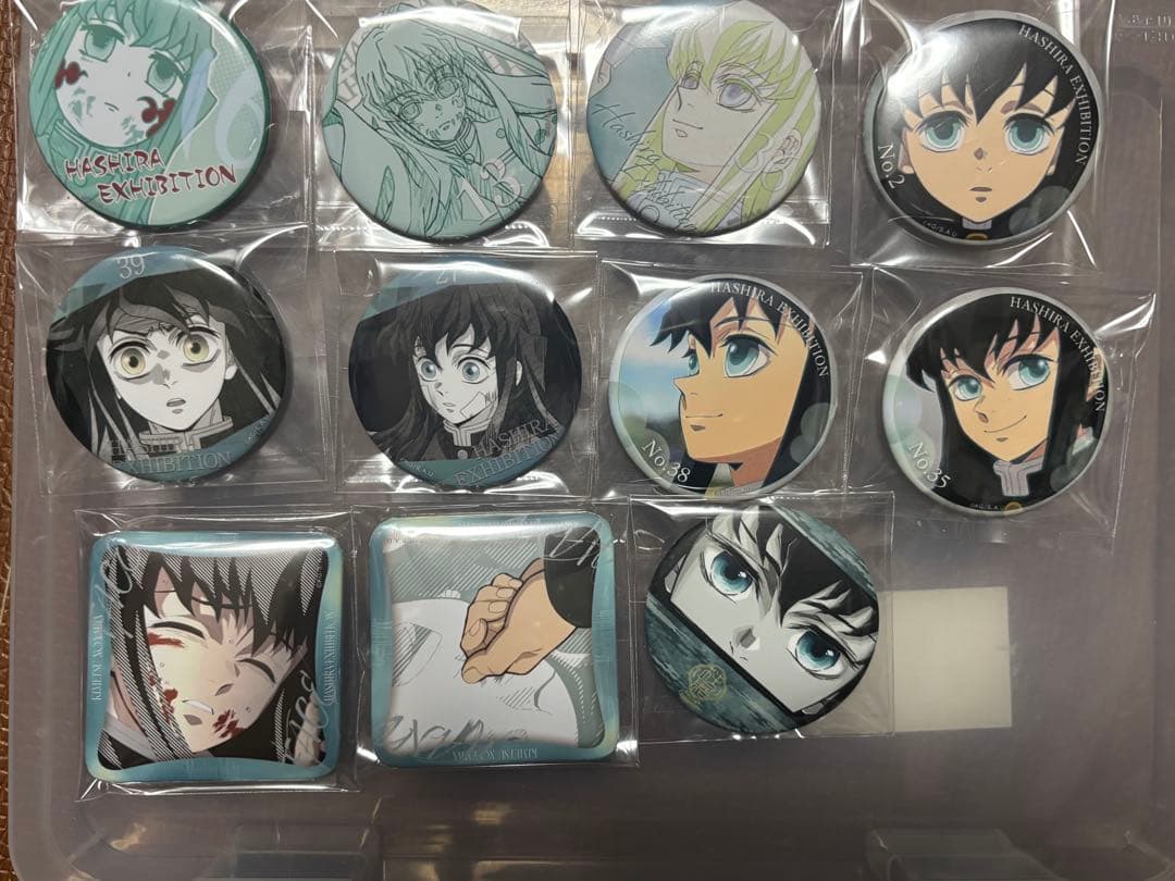 (値下げ不可)鬼滅の刃　時透無一郎　柱展　缶バッジ　　まとめ売り