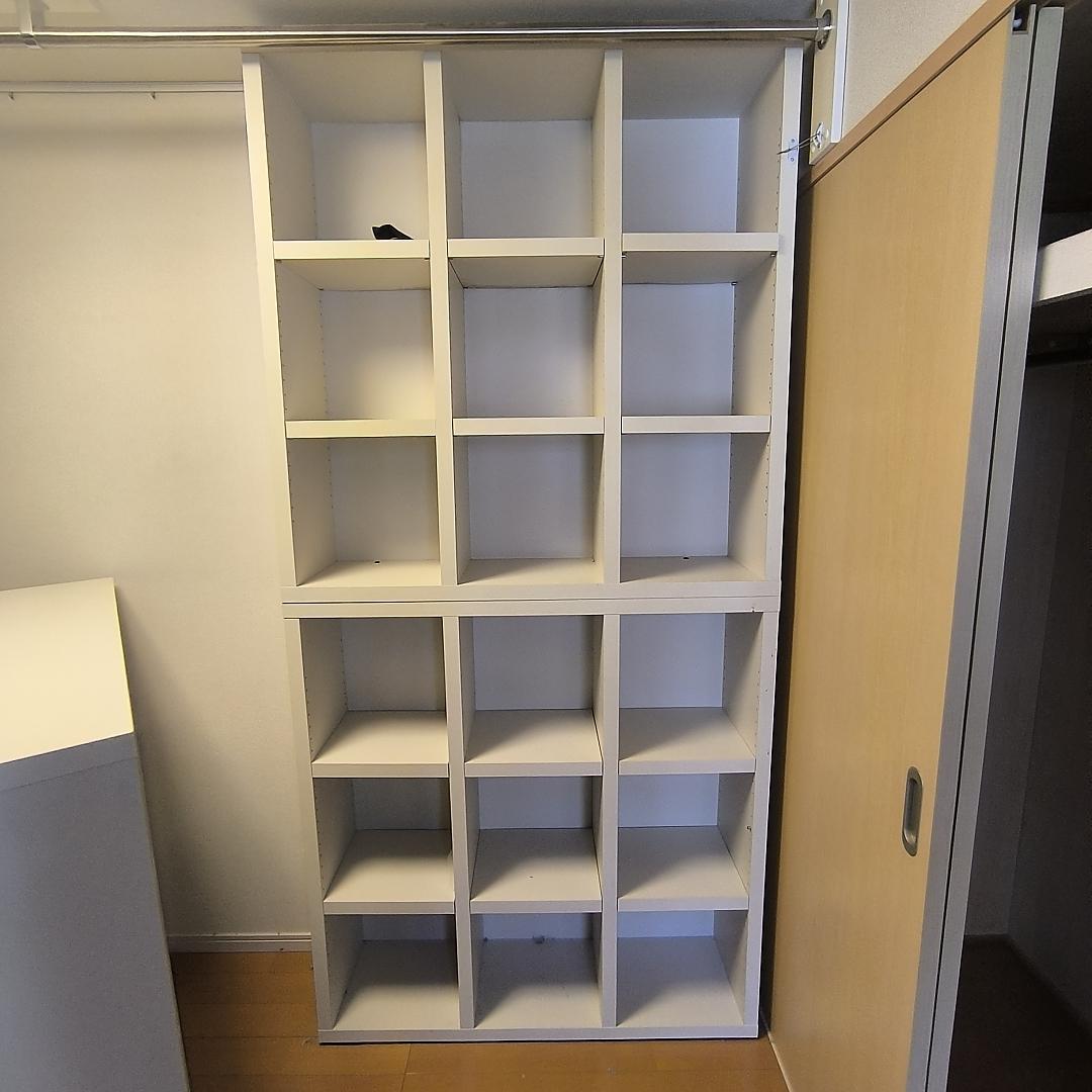 【2/20迄】110cm正方形 本棚 ナンバー① 3つ星素材 250サイズ送料込