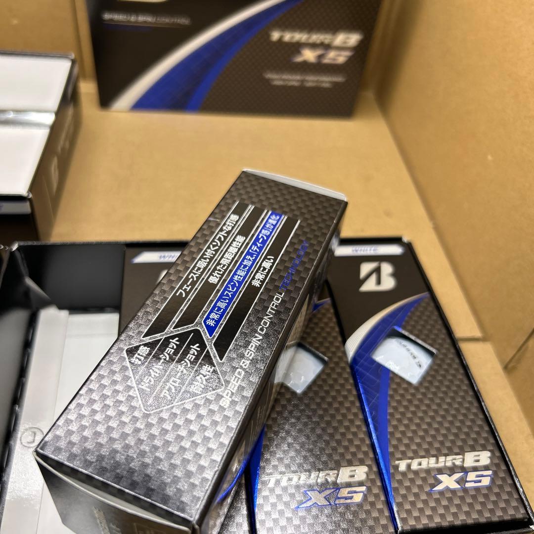 ブリヂストン ゴルフボール TOUR B/XS ホワイト 12球入 2箱セット