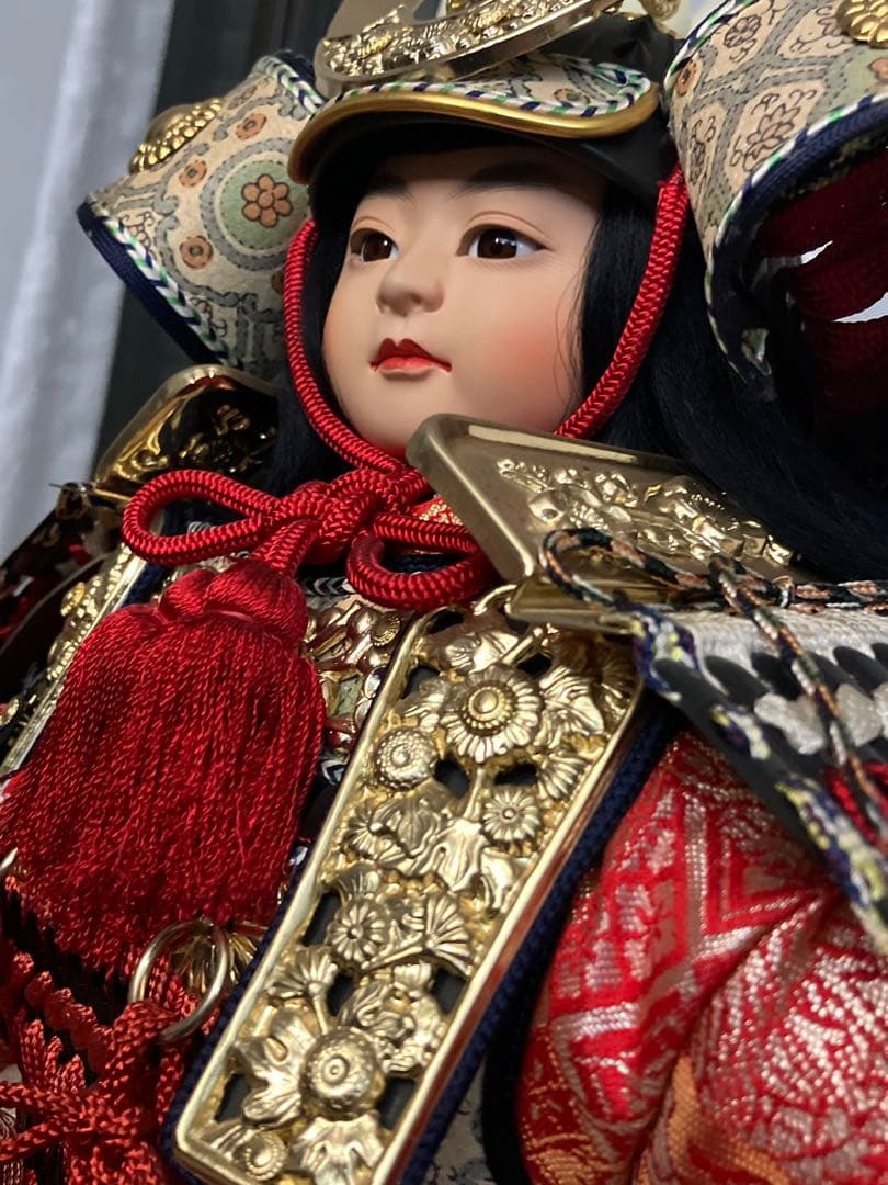 市松人形 豪華衣装 黒髪 プレミアムクオリティ