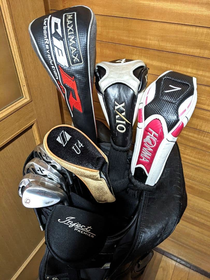 メンズゴルフクラブセット　送料込み 12本 フレックス R.SR.S.